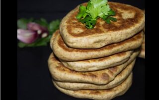 naan vegan ail et coriandre