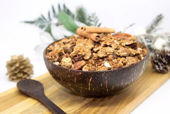 granola de noel vegan sans gluten