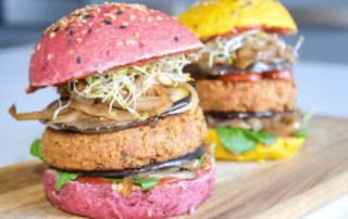 Burger vegan et healthy fit