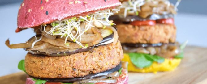 Burger vegan et healthy fit