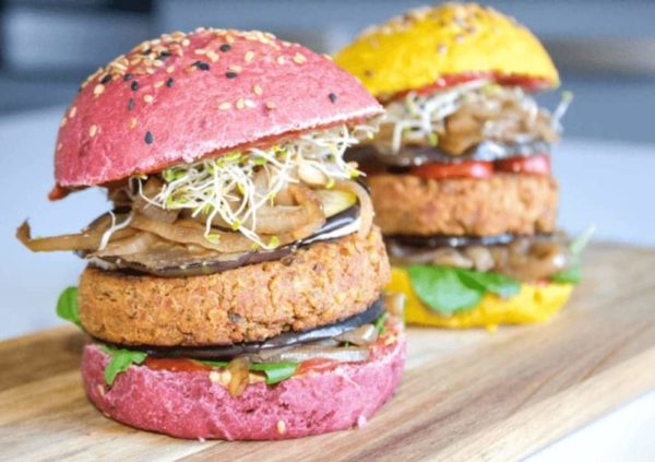 Burger vegan et healthy fit