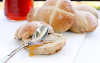 hot cross buns vegan paques