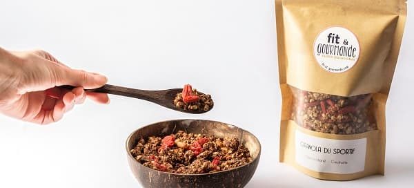 granola du sportif cacahuete vegan sans gluten