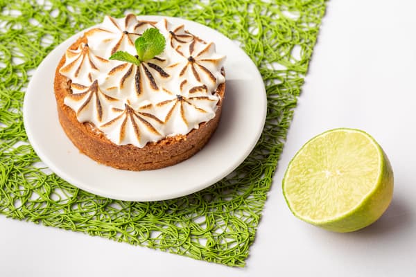 tarte citron menthe vegan sans lactose