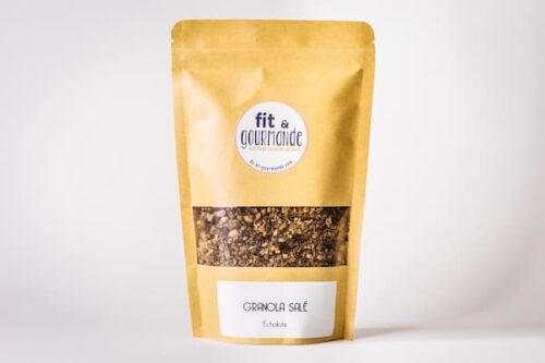 granola sale echalote vegan et sans gluten fit et gourmande