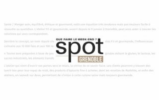 article presse spot web