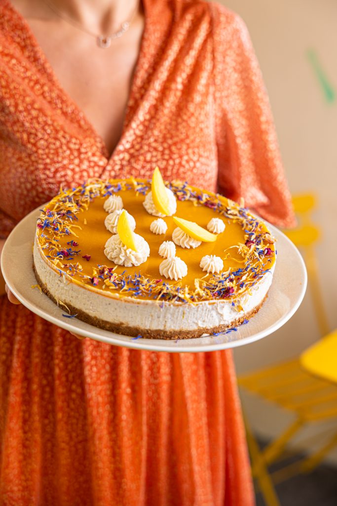Cheesecakes sans lactose en forme
